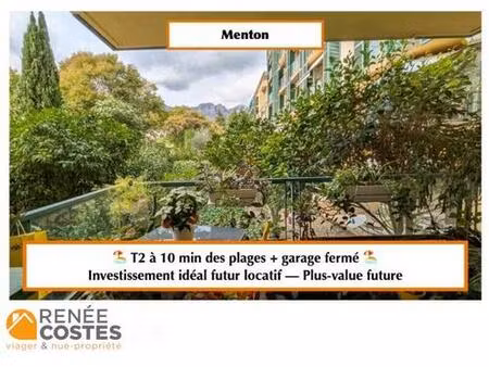 viager occupé - f70 ans - menton (06500)