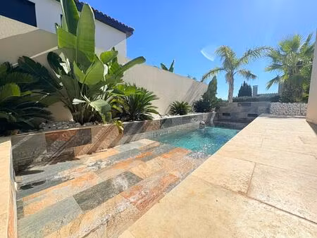 villa contemporaine de standing type f5 avec piscine et garage