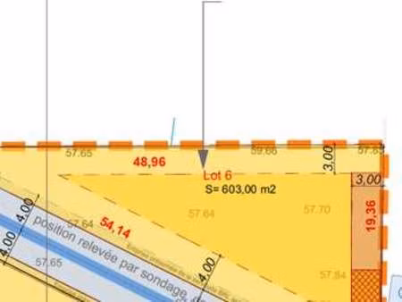 vente terrain à redessan (30129) : à vendre / 603m² redessan