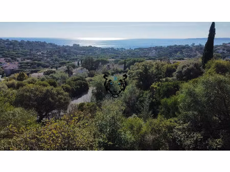 terrain vue mer constructible aux issambres