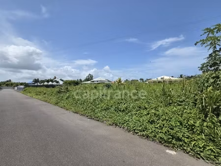 terrain constructible de 800 m² – petit-bourg  à 5 min de colin et jarry