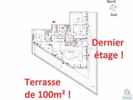 vente appartement 5 pièces 133 m² à sathonay-camp (69580)  574 000 €