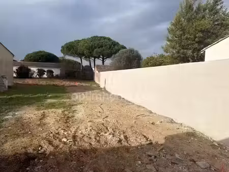vente terrain 549 m² à le bois-plage-en-re (17580)  529 000 €