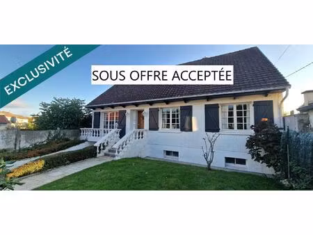 maison plain pied sur sous-sol avec jardin