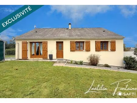 au calme  plain-pied  3 chambres  sous-sol complet