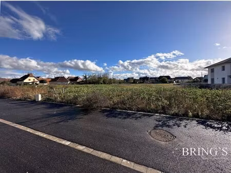 en vente terrain constructible 6 68 ares – 133 600 € |meyenheim
