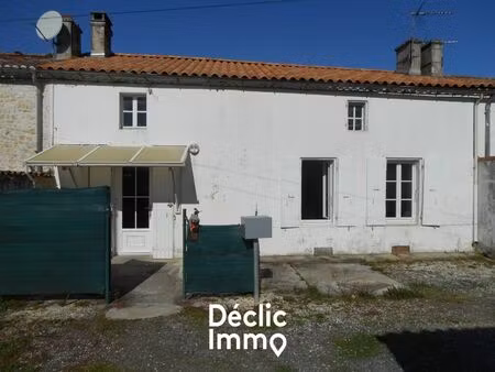vente maison 2 pièces 43 m² sainte-gemme (17250)