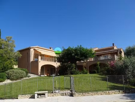 grande maison proche bédoin  vue  jardin et piscine