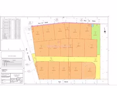parc du château - terrain constructible 600 m² (plein sud)