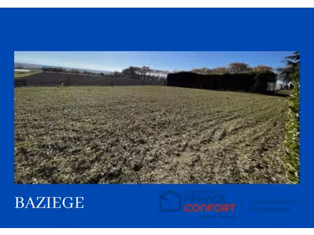 vente terrain 955 m² à baziège (31450)  135 000 €