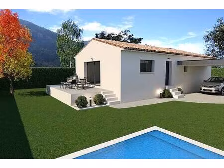 terrain avec maison neuve à vendre