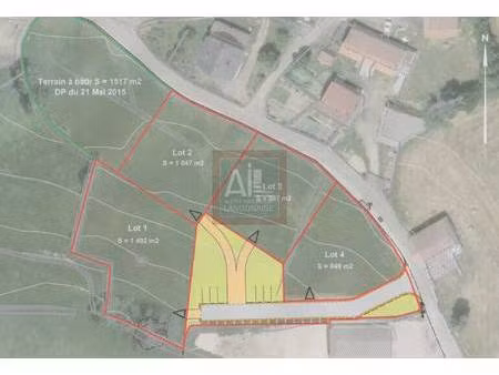 terrain constructible viabilisé à vendre