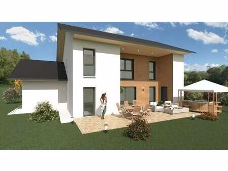 terrain avec maison neuve à vendre