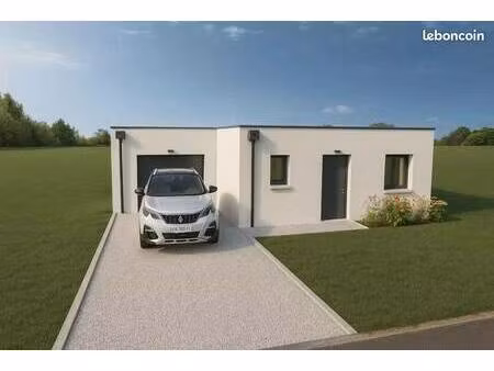 terrain avec maison neuve à vendre