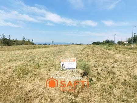 terrain constructible viabilisé à vendre