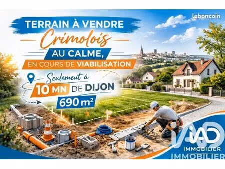 terrain 690 m² neuilly crimolois