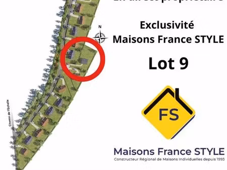 terrain 753 m² heudebouville