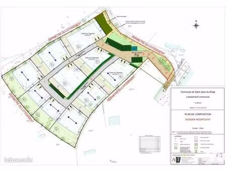 terrain 488 m² st jean du doigt
