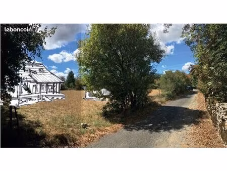 terrain 7495m2 + permis de construire