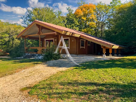 exclusivite beau chalet clé en main avec grande terrasse couverte
