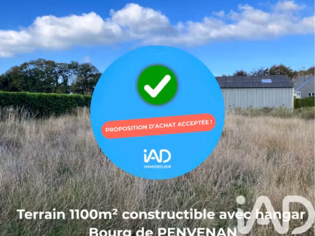 vente terrain à bâtir 1 122 m²