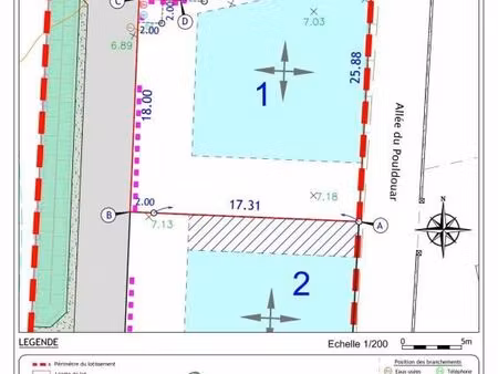 terrain 442 m² damgan