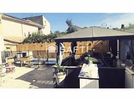grande maison 180m²  grand garage  4 ch  piscine