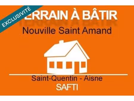 terrain constructible à neuville saint amand
