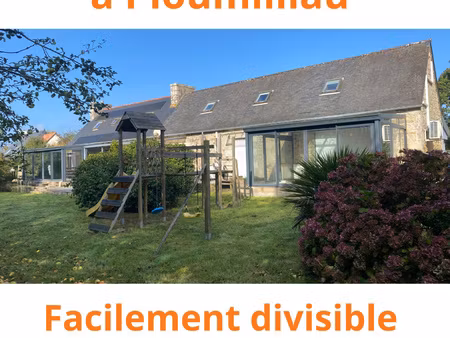 longère de 320m2 facilement divisible en 2 parties - ploumil