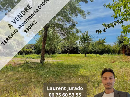 achat terrain 980m² montmerle sur saone 01090