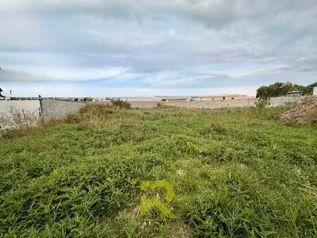 grau d’agde terrain viabilisé de 1000m2 plat à 350m de la plage quartier très résidentiel 