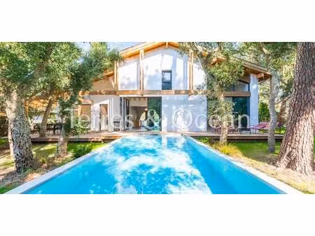 maison contemporaine avec piscine en bord de mer seignosse (40)