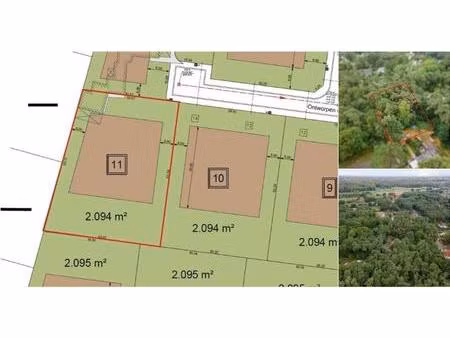 terrain à vendre à bosdreef pulle (rbu49838)