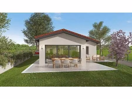 terrain avec maison neuve à vendre