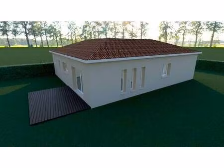 terrain avec maison neuve à vendre