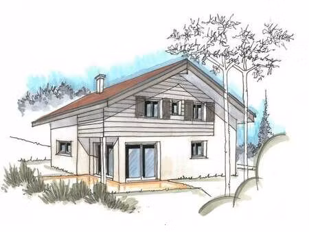 terrain avec maison neuve à vendre