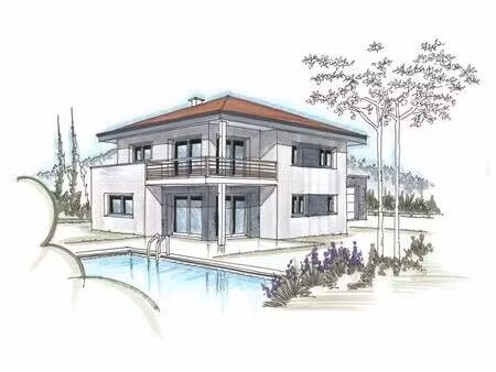 terrain avec maison neuve à vendre