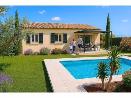 terrain avec maison neuve à vendre