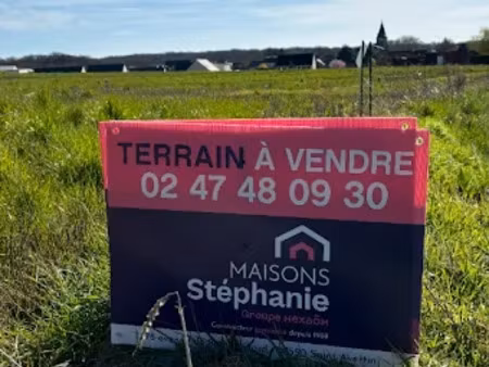 vente terrain 1098 m² à cléré-les-pins (37340)  50 000 €