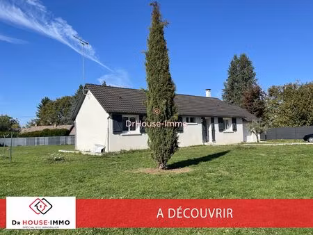 charmante maison 4 pièces de plain-pied avec vaste terrain sans vis à vis