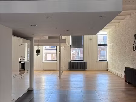 nouveauté  superbe appartement de type loft d'une surface de 161 m2 carrez  totalement rén