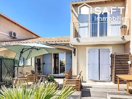 superbe maison 4 pièces avec aperçu mer - centre du village de roquebrune-sur-argens (8352