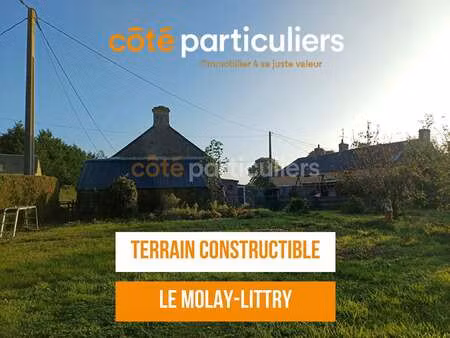 vente terrain au molay-littry (14330) : à vendre / 535m² le molay-littry