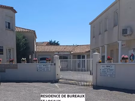 ss frais ag 7j/7 bureau 32 m2 596 euros ht/tchc (climatisation fibre ) 1 place de parking 