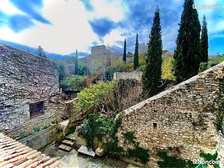 particulier vend grande maison cité médiévale vaison la romaine avec terrasse et jardin