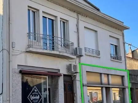 ? local commercial 50 m² – emplacement visible  clim réversible – la voulte-sur-rhône