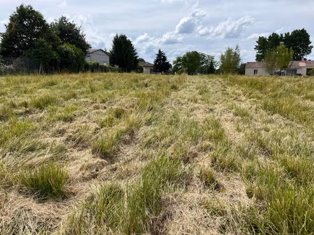 terrain à vendre de 4 360 m² constructibles le fouilloux (17)