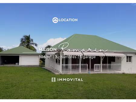 maison individuelle t4 goyave