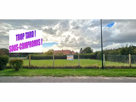 achat terrain 902m² forest l abbaye 80150