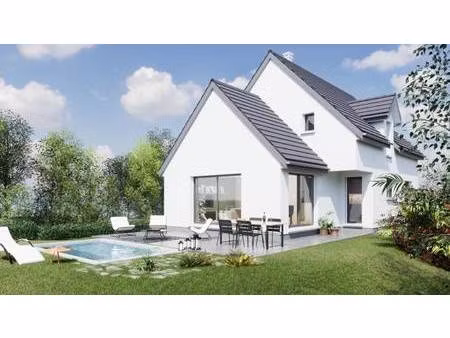 terrain avec maison neuve à vendre